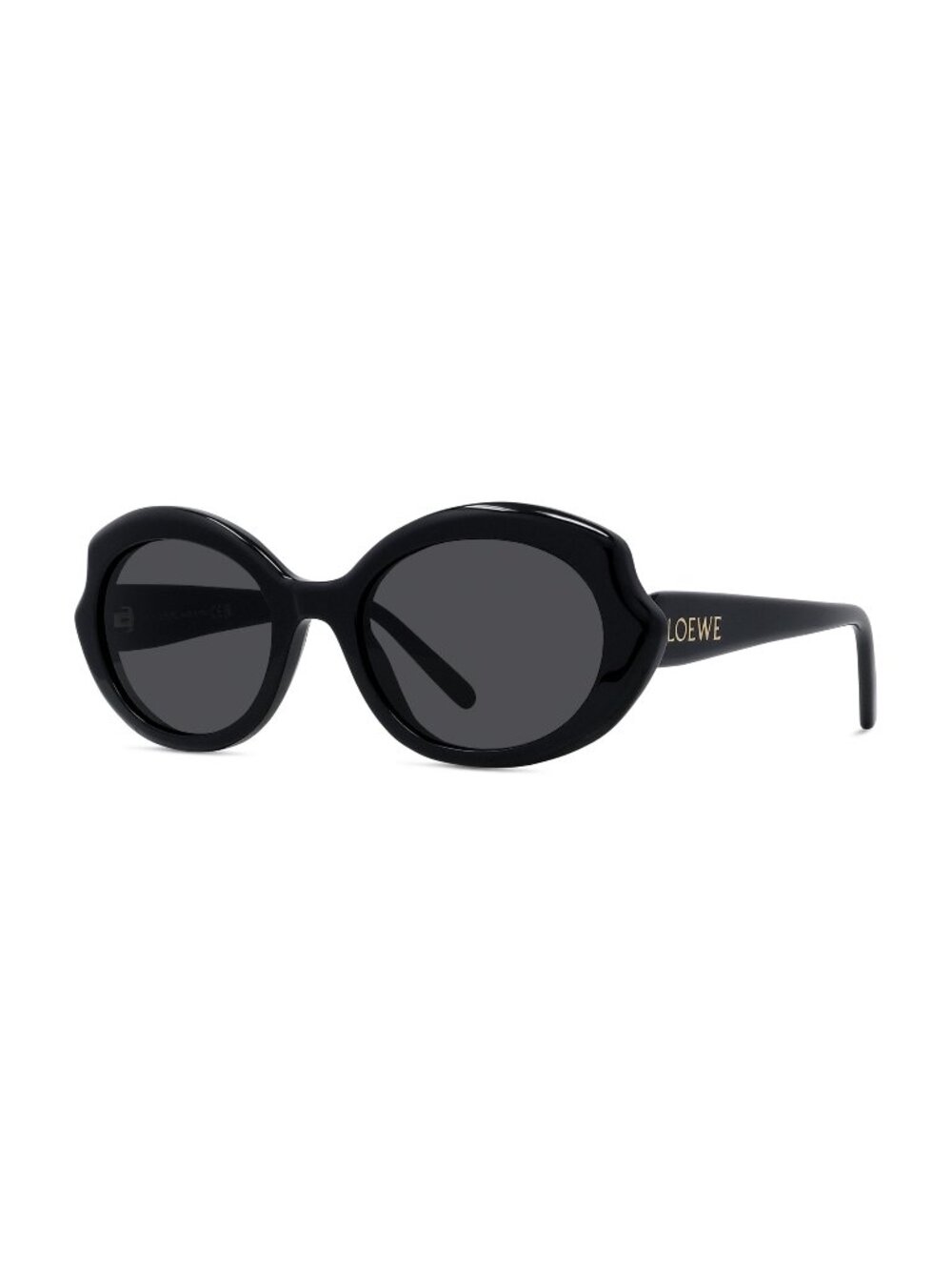 New LOEWE Women's Sunglasses Acetate Frame SLIM LW40147I 01A 54 Black Geometric